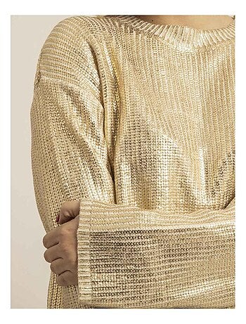 Pull aspect métalisé KETURA