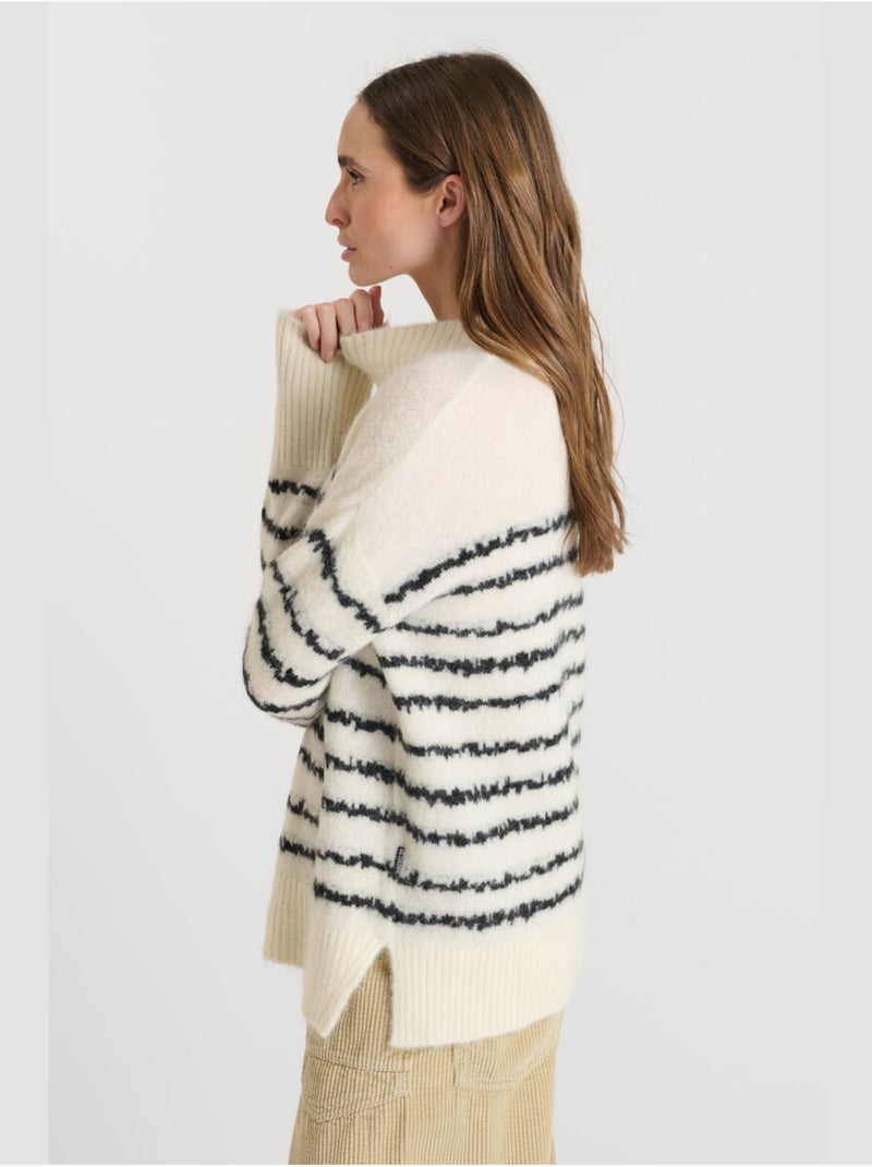 Pull AUGUST 'Le Temps Des Cerises' Blanc - Kiabi