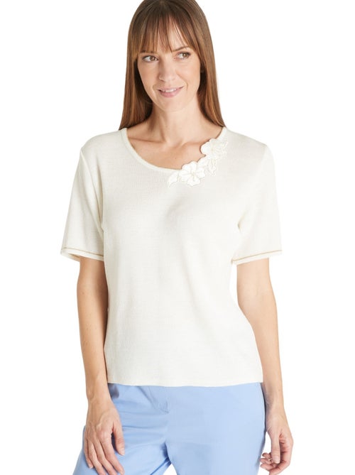 Pull avec broderies - DAXON - Kiabi