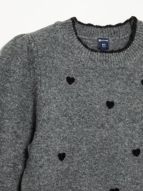 Pull avec 'Cœurs' devant - Kiabi Pull avec 'Cœurs' devant - Kiabi
