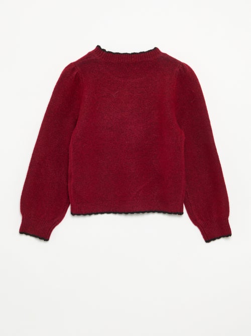 Pull avec 'Cœurs' devant - Kiabi Pull avec 'Cœurs' devant - Kiabi