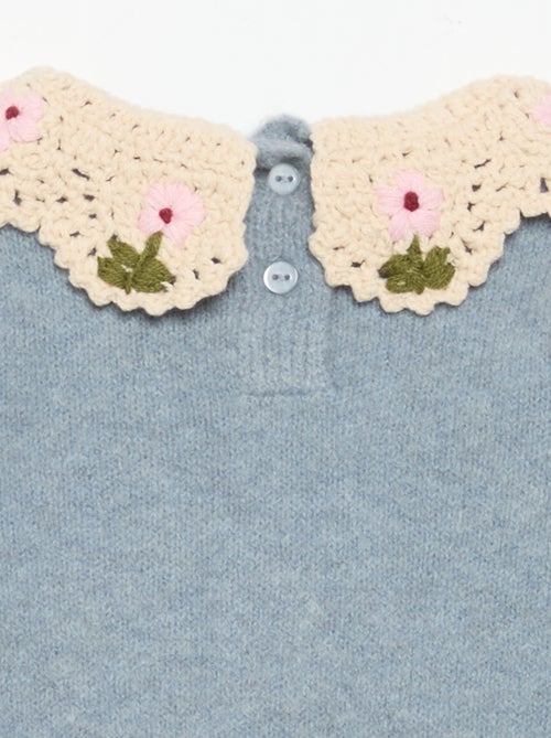 Pull avec col fantaisie - Kiabi