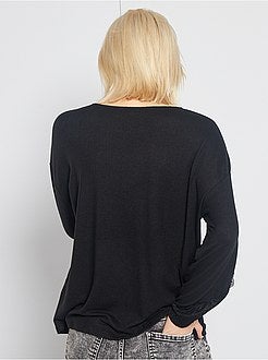 Pull avec dentelle 'Jacqueline de Yong' - Kiabi