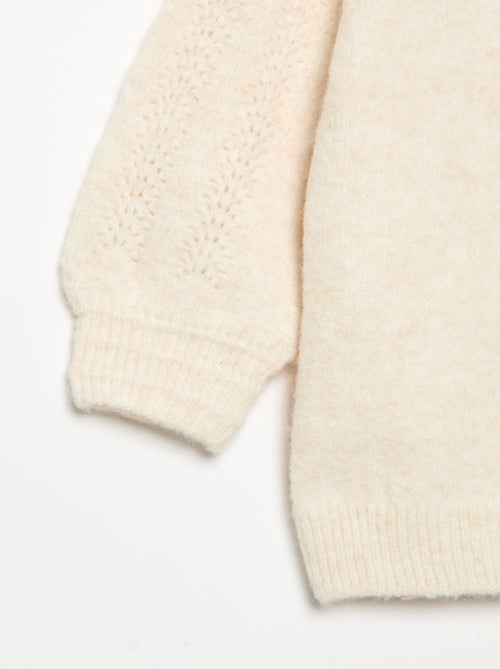 Pull avec double col fantaisie - Kiabi