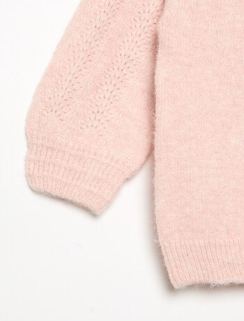 Pull avec double col fantaisie