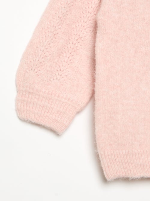 Pull avec double col fantaisie - Kiabi