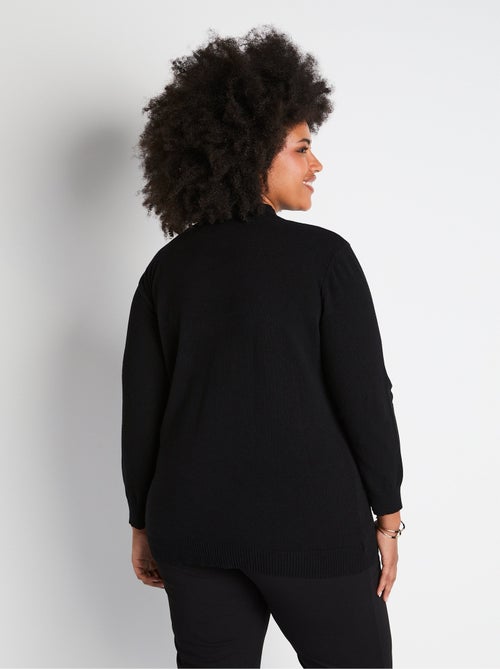 Pull avec fibres recyclées, laine et cachemire - Afibel - Kiabi