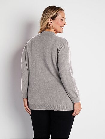 Pull avec fibres recyclées, laine et cachemire