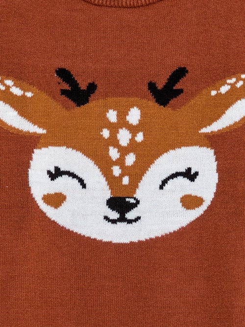 Pull avec imprimé 'Cerf' - Kiabi