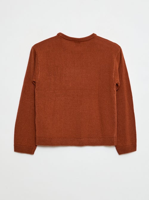 Pull avec imprimé 'Cerf' - Kiabi