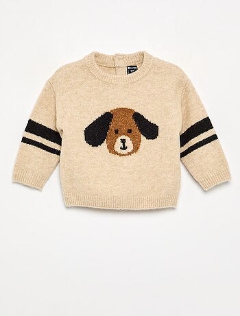 Pull avec imprimé chien