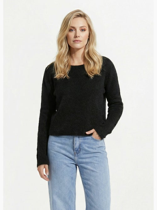 Pull avec laine et détail dentelle dos - AFIBEL - Kiabi