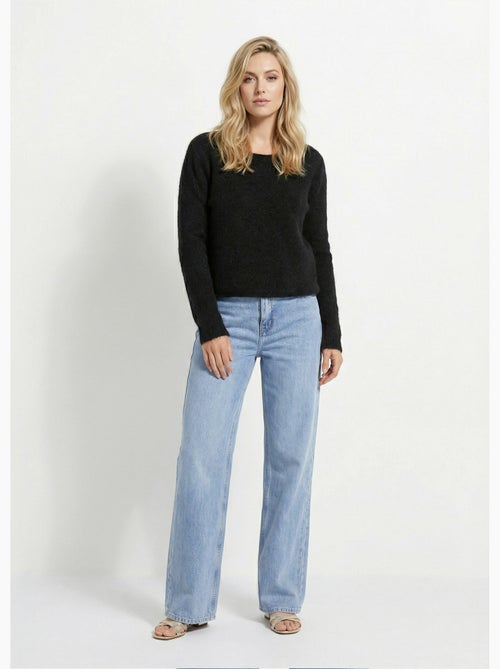 Pull avec laine et détail dentelle dos - AFIBEL - Kiabi