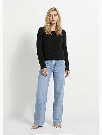 Pull avec laine et détail dentelle dos