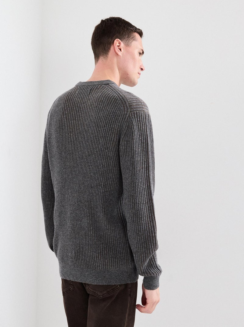 Pull avec laine, MO Fashion Marron - Kiabi