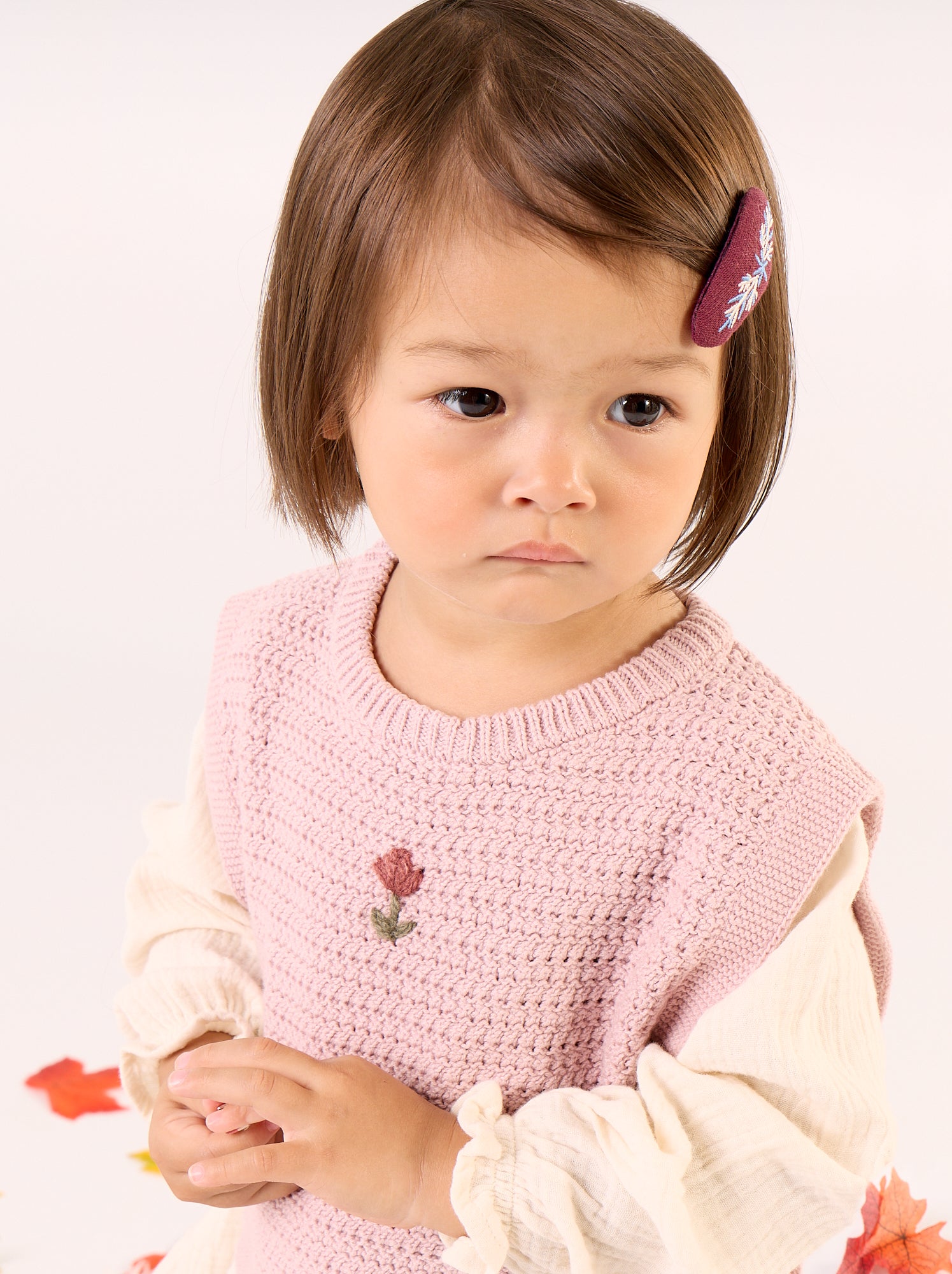 Pull avec manches en voile de coton - Violet