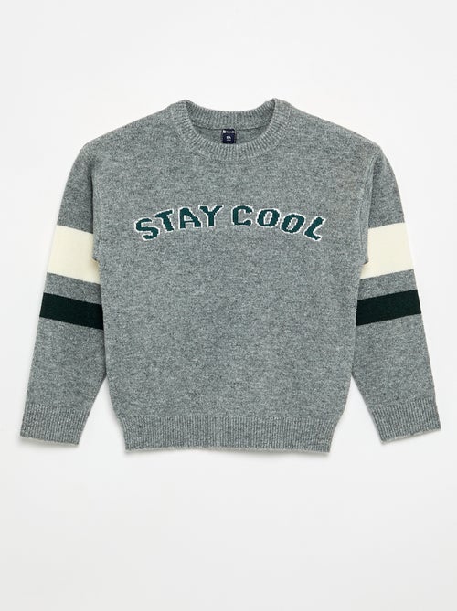 Pull avec message - Kiabi