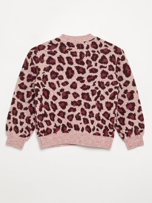 Pull avec motif léopard - Kiabi Pull avec motif léopard - Kiabi