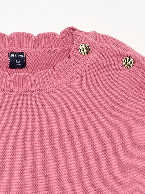 Pull avec ouverture boutonnée épaule - Kiabi Pull avec ouverture boutonnée épaule - Kiabi