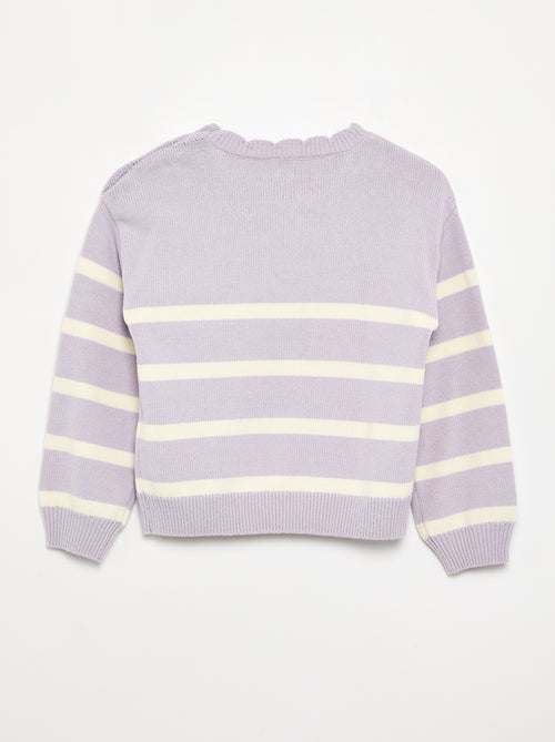 Pull avec ouverture boutonnée épaule - Kiabi Pull avec ouverture boutonnée épaule - Kiabi