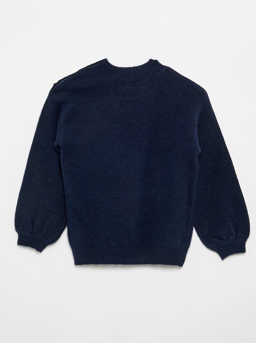 Pull avec ouverture épaule aimantée - Kiabi
