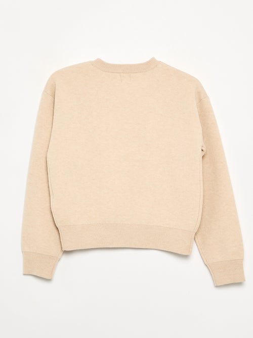 Pull avec perles - Kiabi