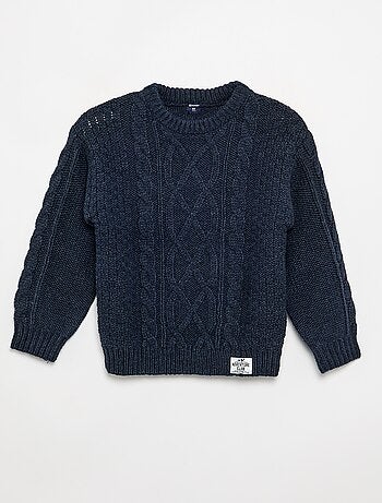 Pull avec torsades - Noël