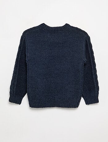 Pull avec torsades - Noël