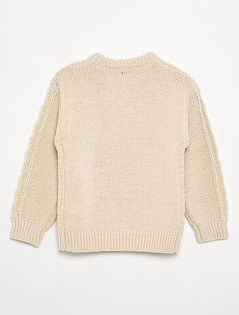 Pull avec torsades
