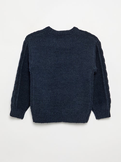 Pull avec torsades - Kiabi