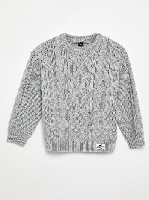 Pull avec torsades - Kiabi