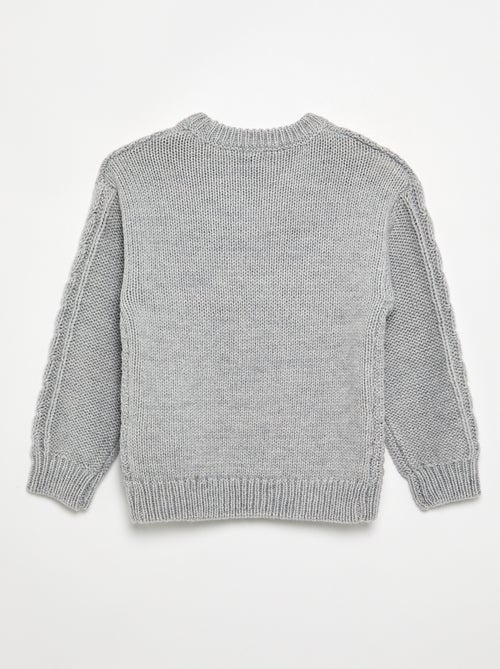 Pull avec torsades - Kiabi