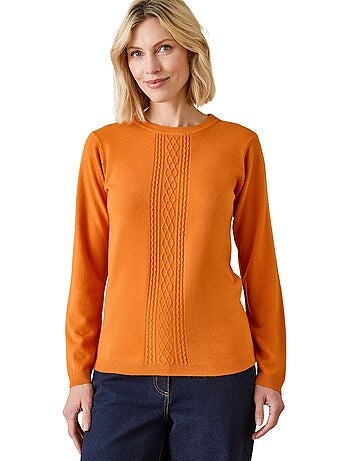 Pull avec torsades toucher doux - DAXON