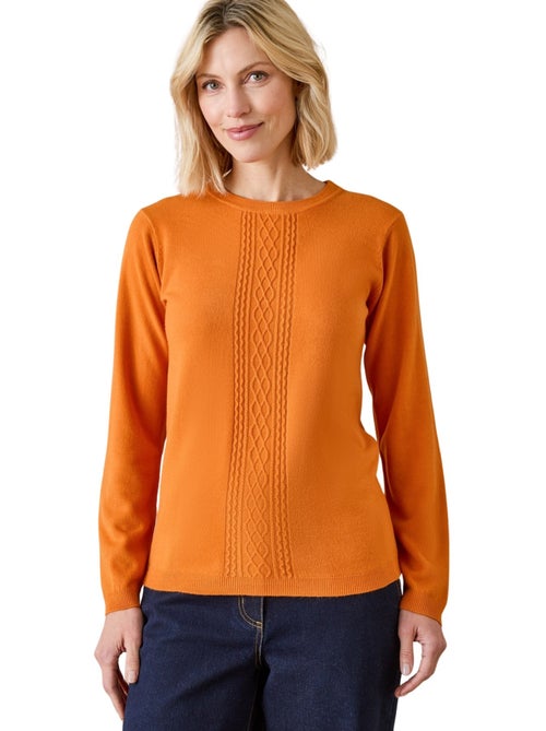 Pull avec torsades toucher doux - DAXON - Kiabi