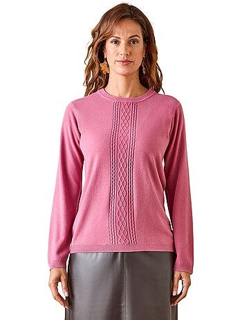 Pull avec torsades toucher doux - DAXON
