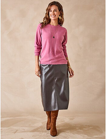 Pull avec torsades toucher doux - DAXON