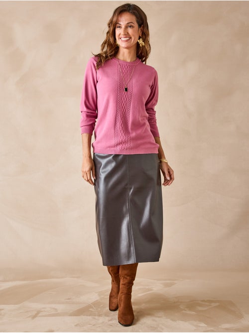 Pull avec torsades toucher doux - DAXON - Kiabi