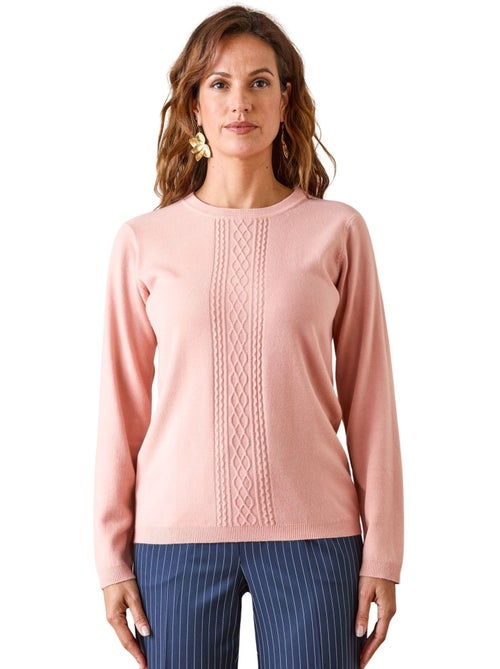 Pull avec torsades toucher doux - DAXON - Kiabi