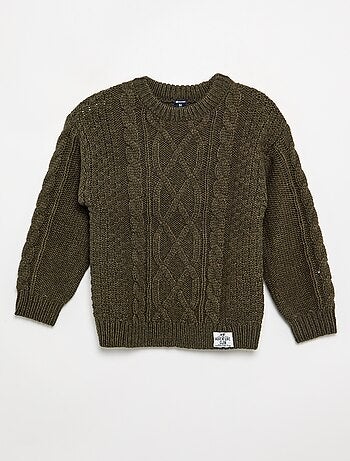 Pull avec torsades