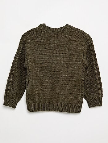 Pull avec torsades