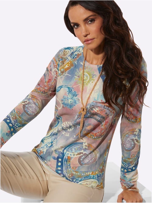 Pull Avec Viscose (ecovero) - Taille Standard - helline - Kiabi