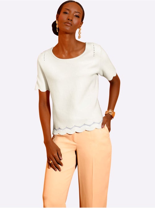 Pull Avec Viscose (ecovero) - Taille Standard - Helline - Kiabi Pull Avec Viscose (ecovero) - Taille Standard - Helline - Kiabi