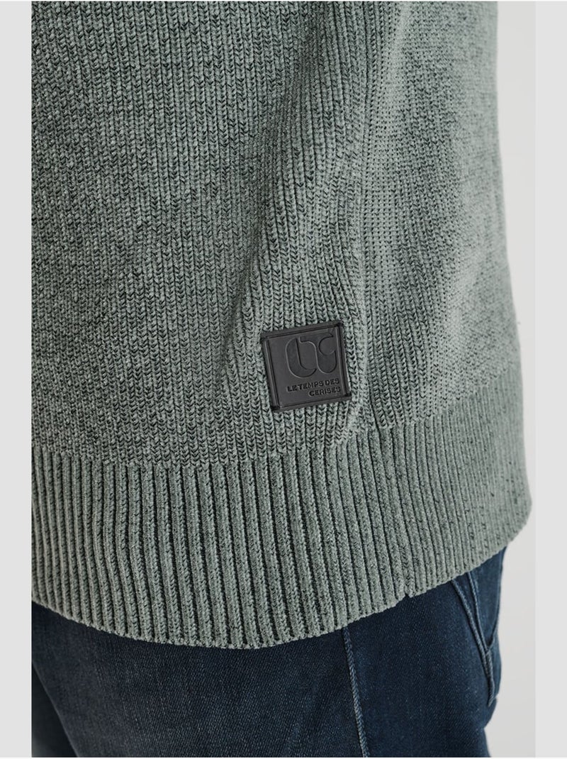 Pull BALAR 'Le Temps Des Cerises' Vert - Kiabi