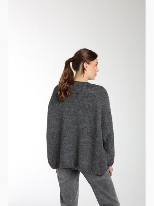 Pull Bary  Foncé | Gerard Pasquier Avec Col V | Gerard Pasquier - Kiabi