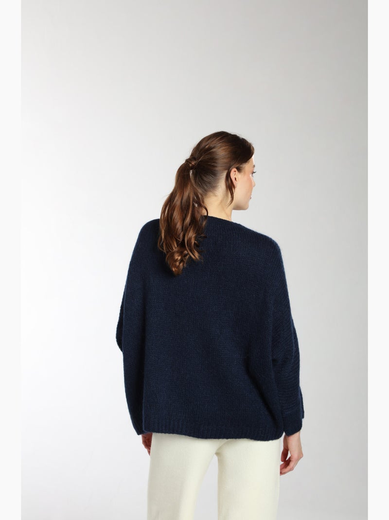 Pull Bary  | Gerard Pasquier Avec Col V | Gerard Pasquier Bleu marine - Kiabi