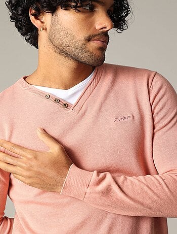Pull basique en maille 'Deeluxe'