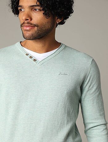 Pull basique en maille 'Deeluxe'