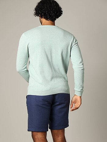 Pull basique en maille 'Deeluxe'