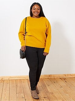 Pull basique en maille perlée - Kiabi