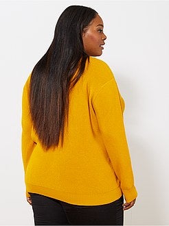 Pull basique en maille perlée - Kiabi